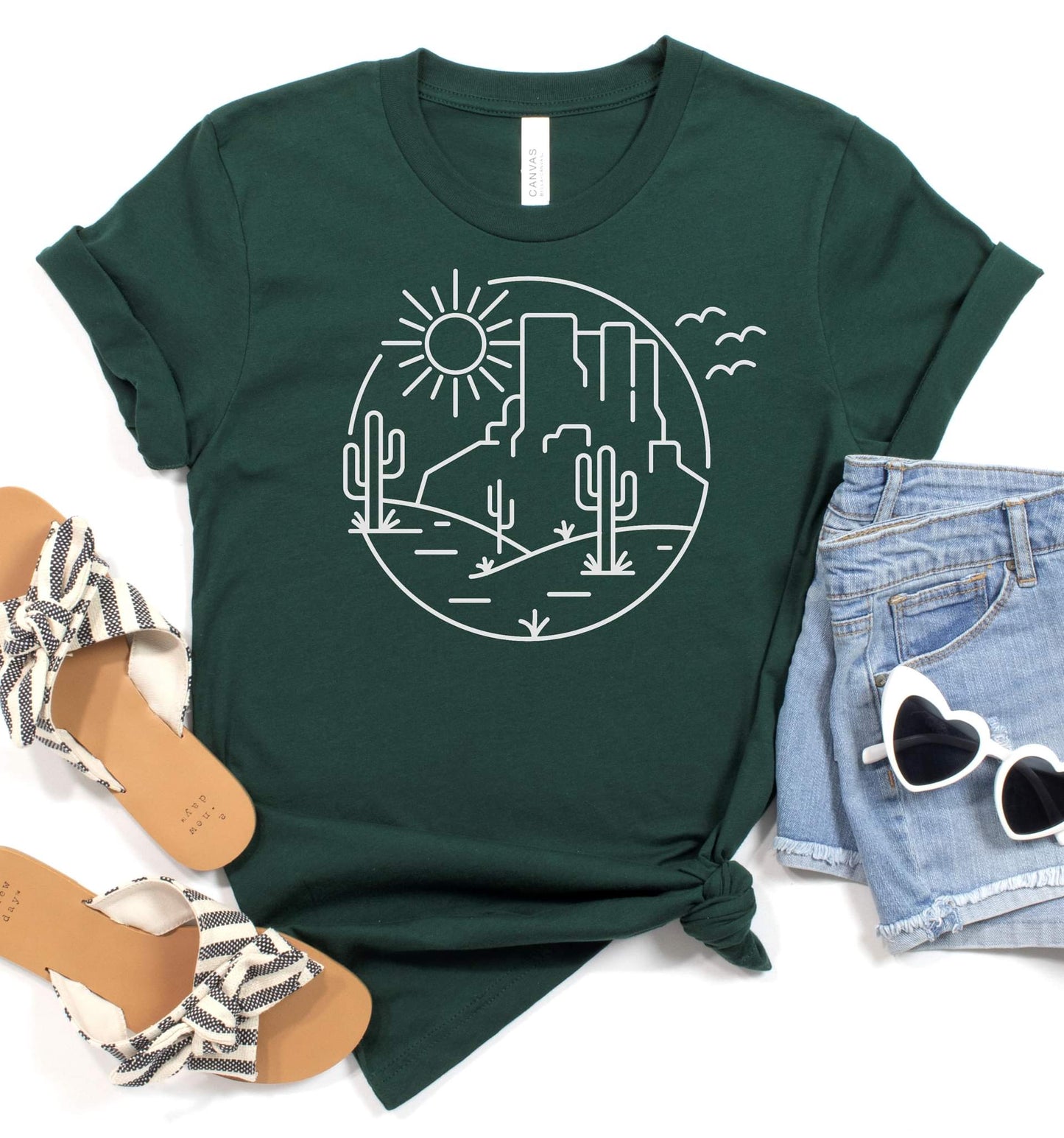 Desert Circle Graphic Tee