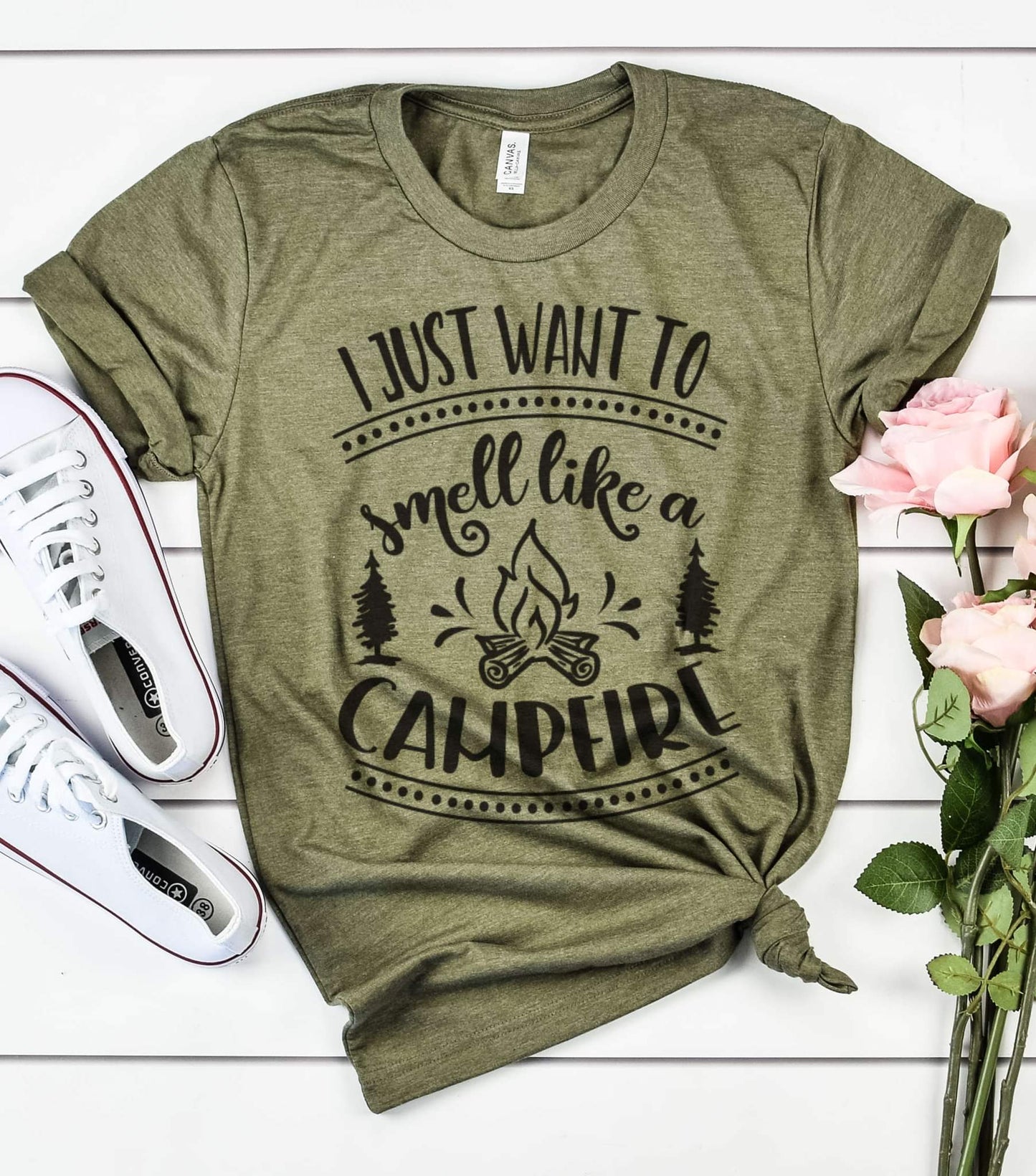 I Just Want to Smell like a Campfire Graphic Tee