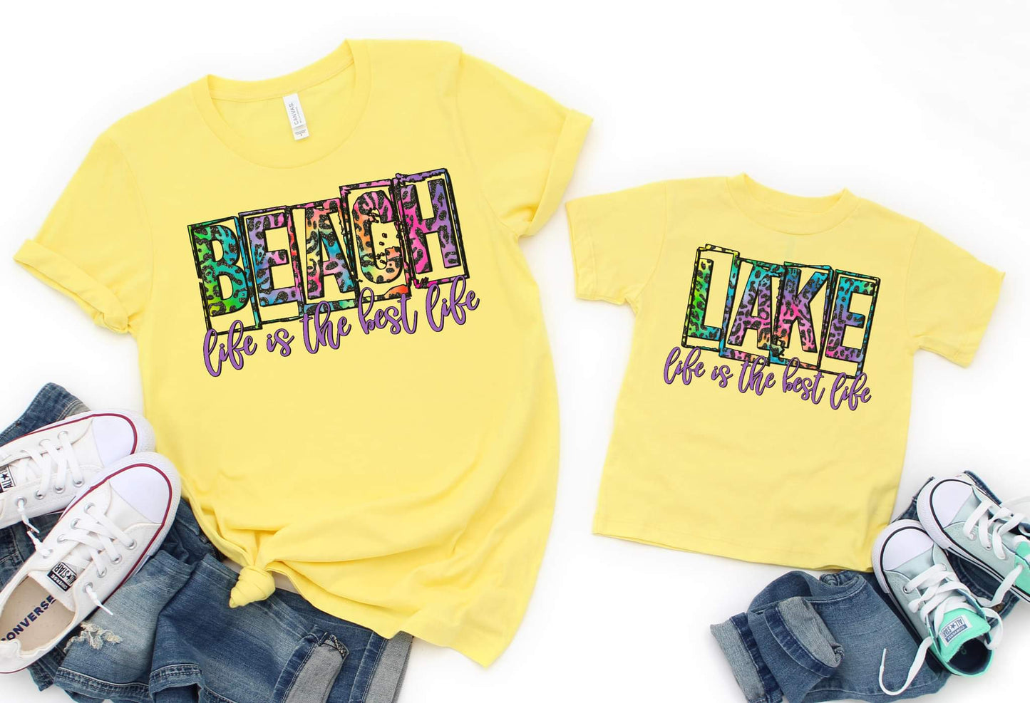 Beach Lake River Pool Life is the best Life Graphic Tee