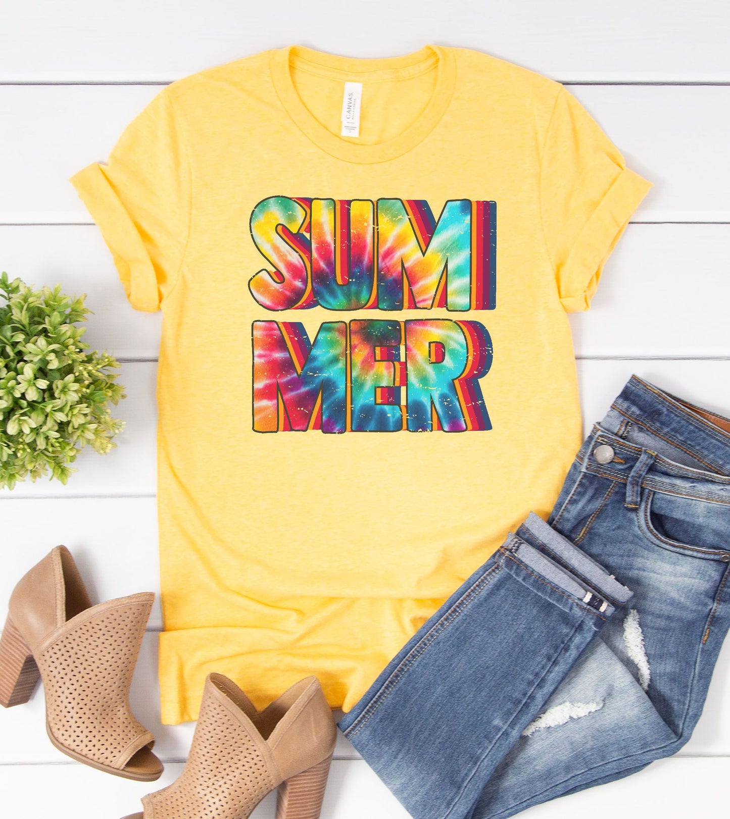 Tie Dye Summer Graphic Tee