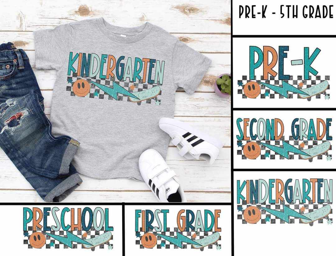 Boys Skateboard Grade Graphic Tee