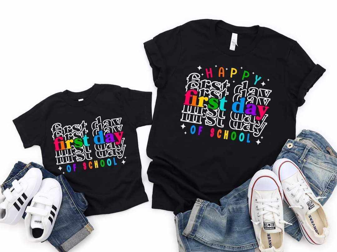 Happy First Day of School Graphic Tee