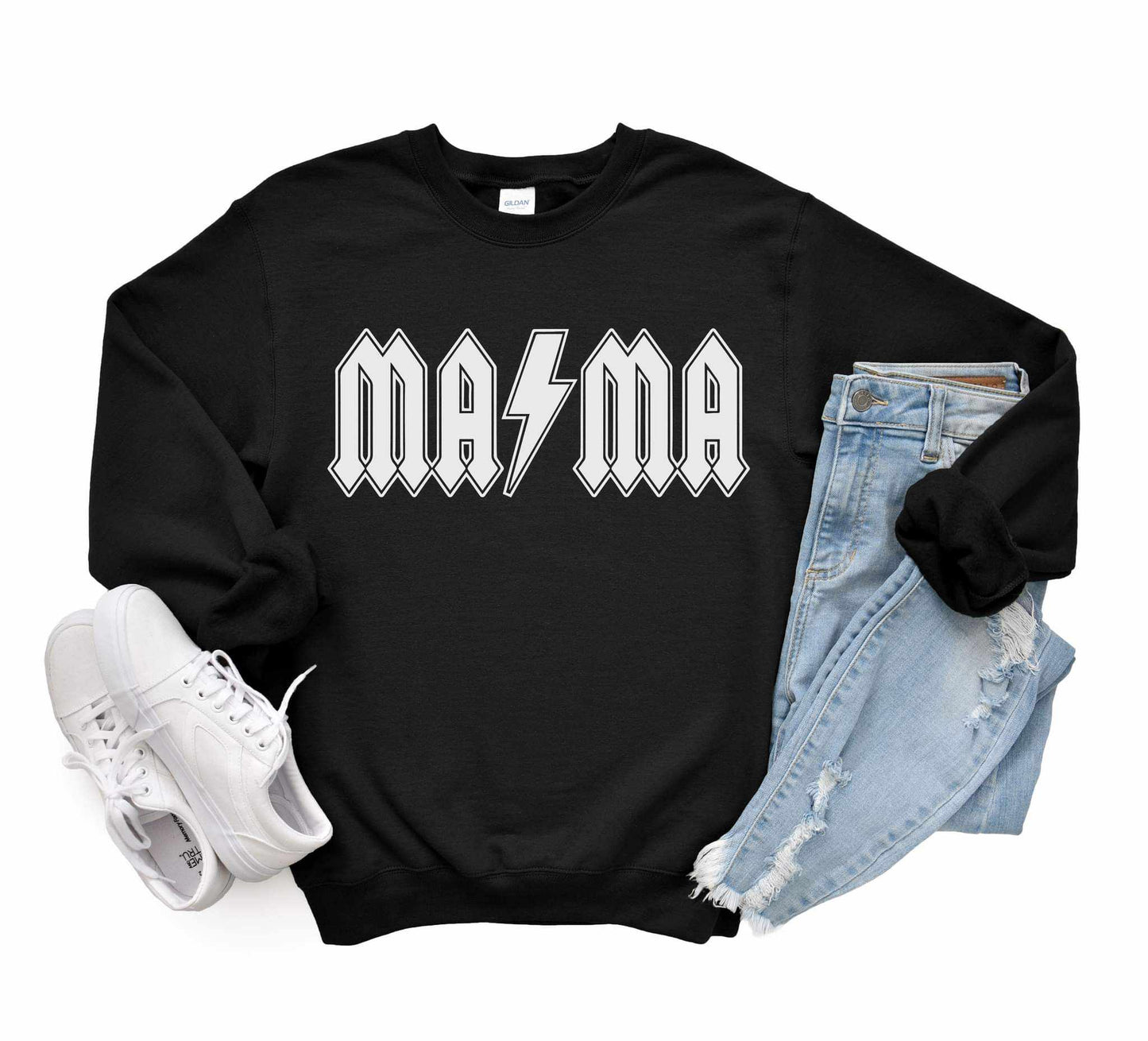 Mama Lightening Bolt Graphic Tee
