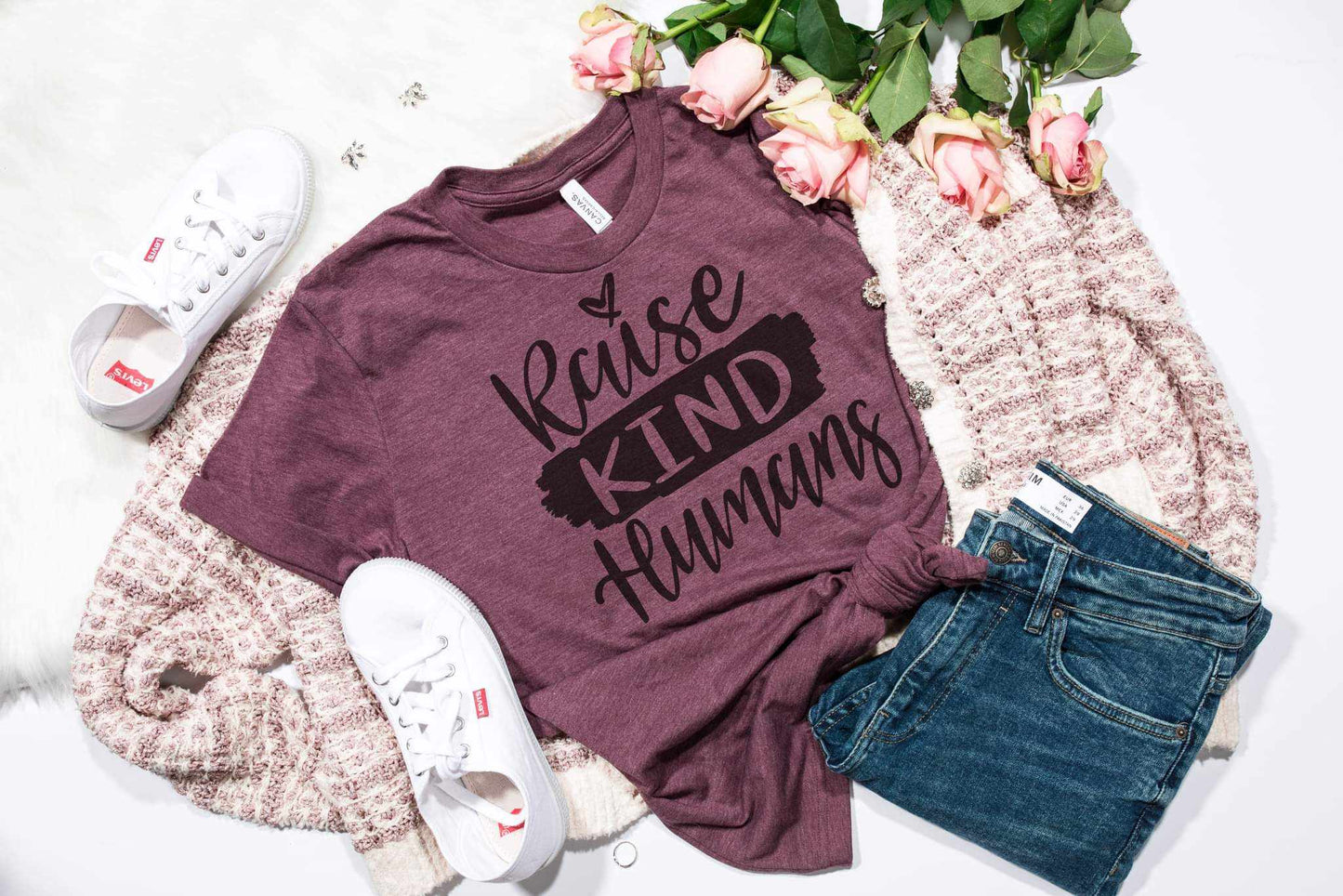 Raise Kind Humans Graphic Tee