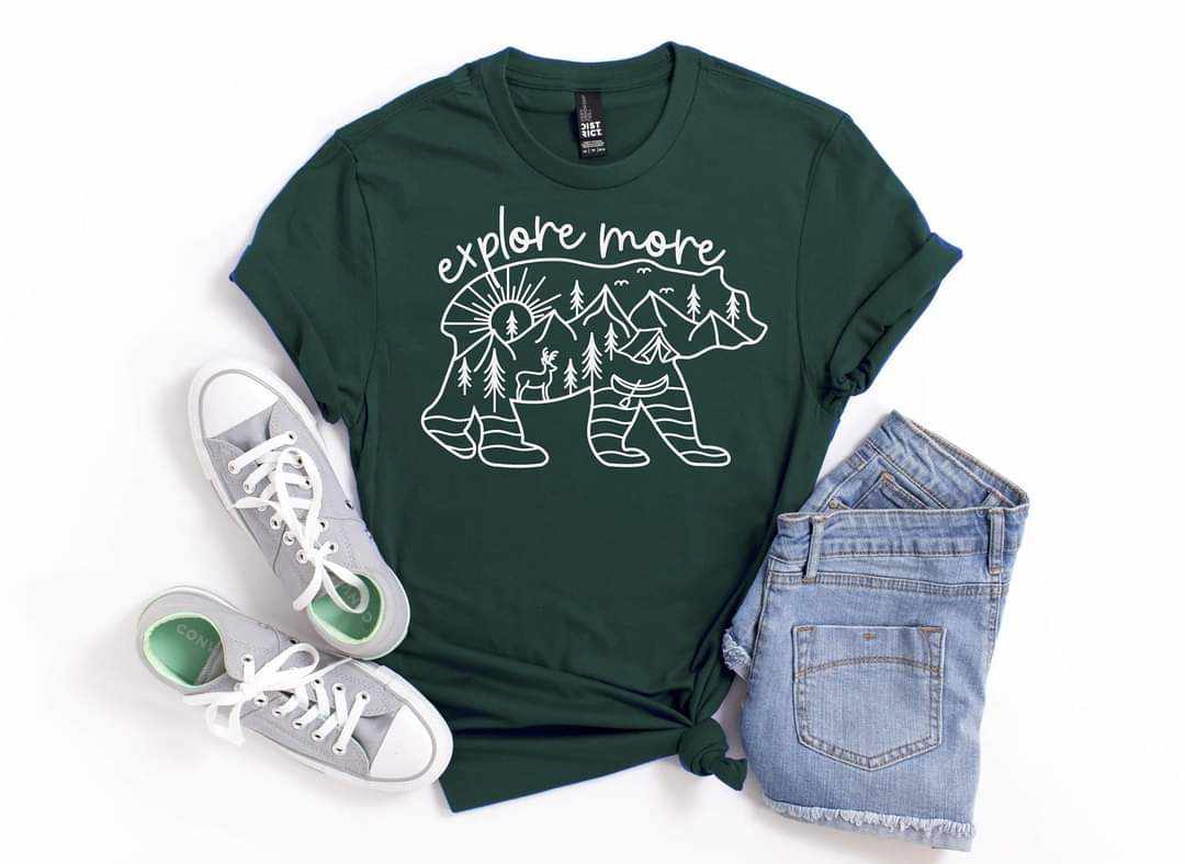 Explore More Bear Graphic Tee