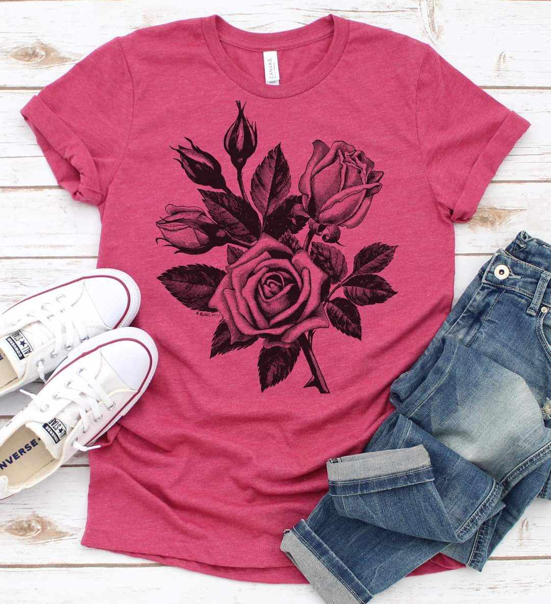 Tea Roses Graphic Tee