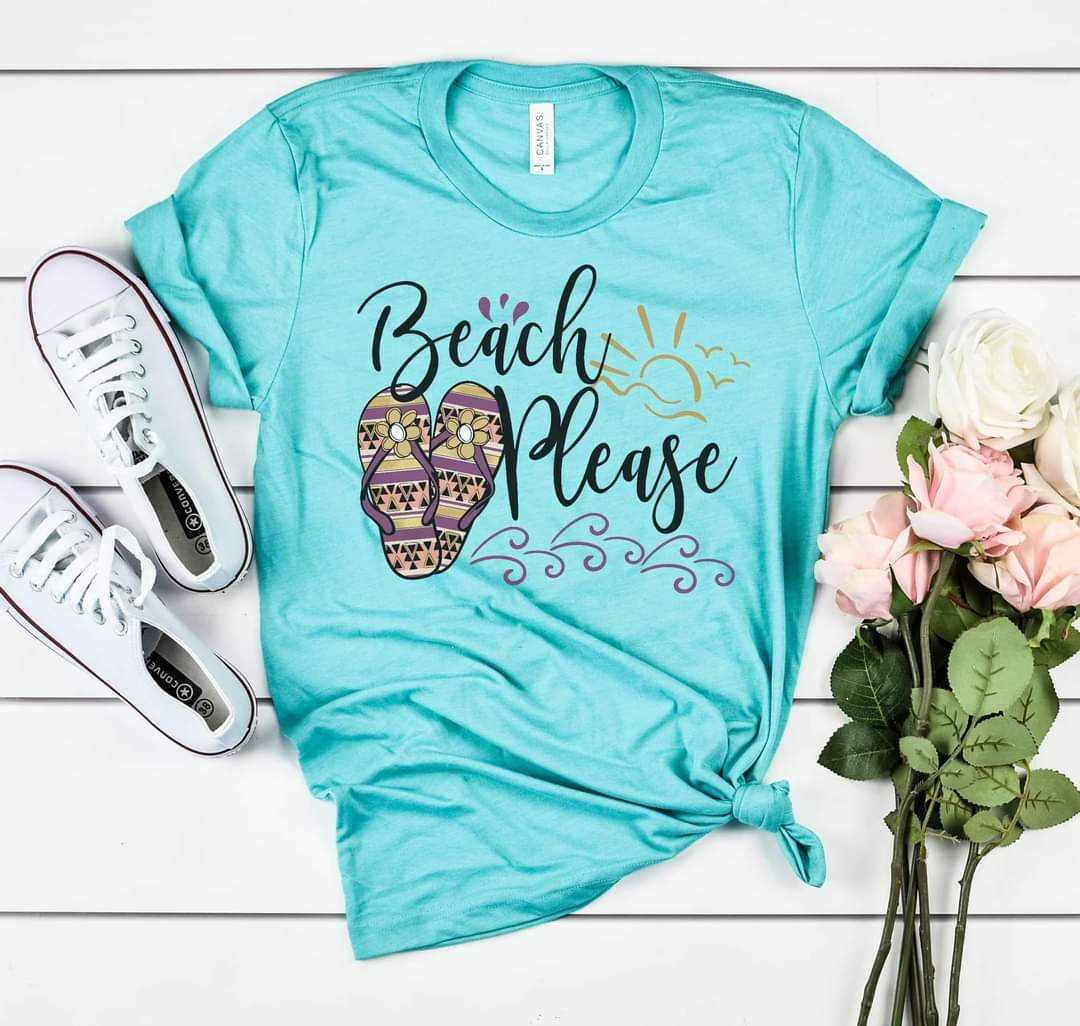 Beach Please Graphic Tee