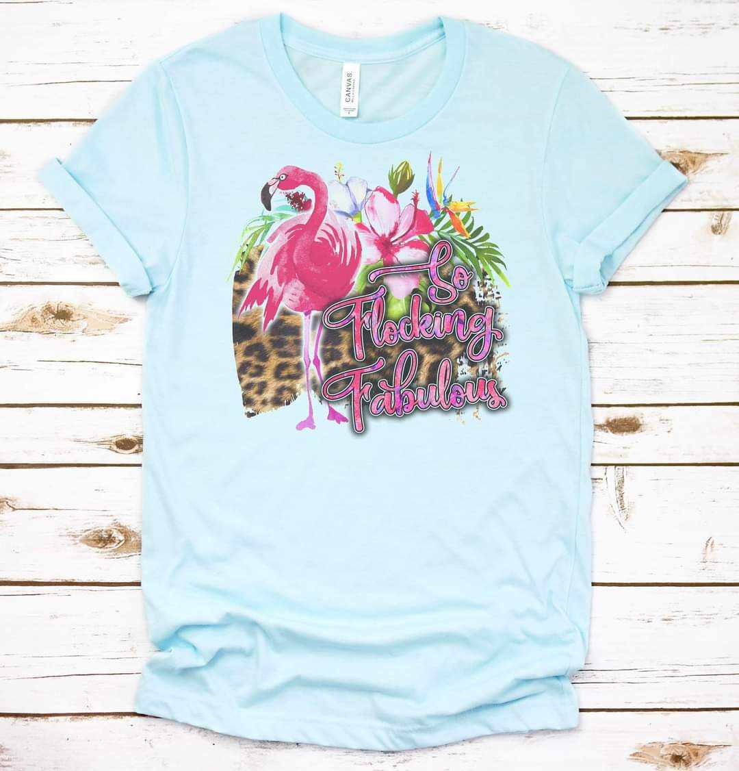 So Flocking Fabulous Graphic Tee