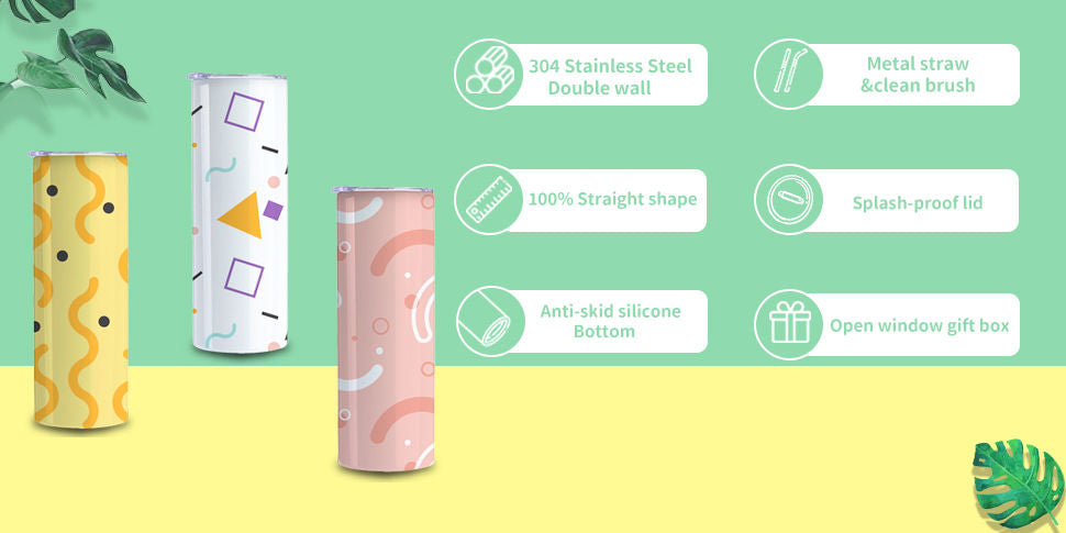 Neon Daisies Tumbler