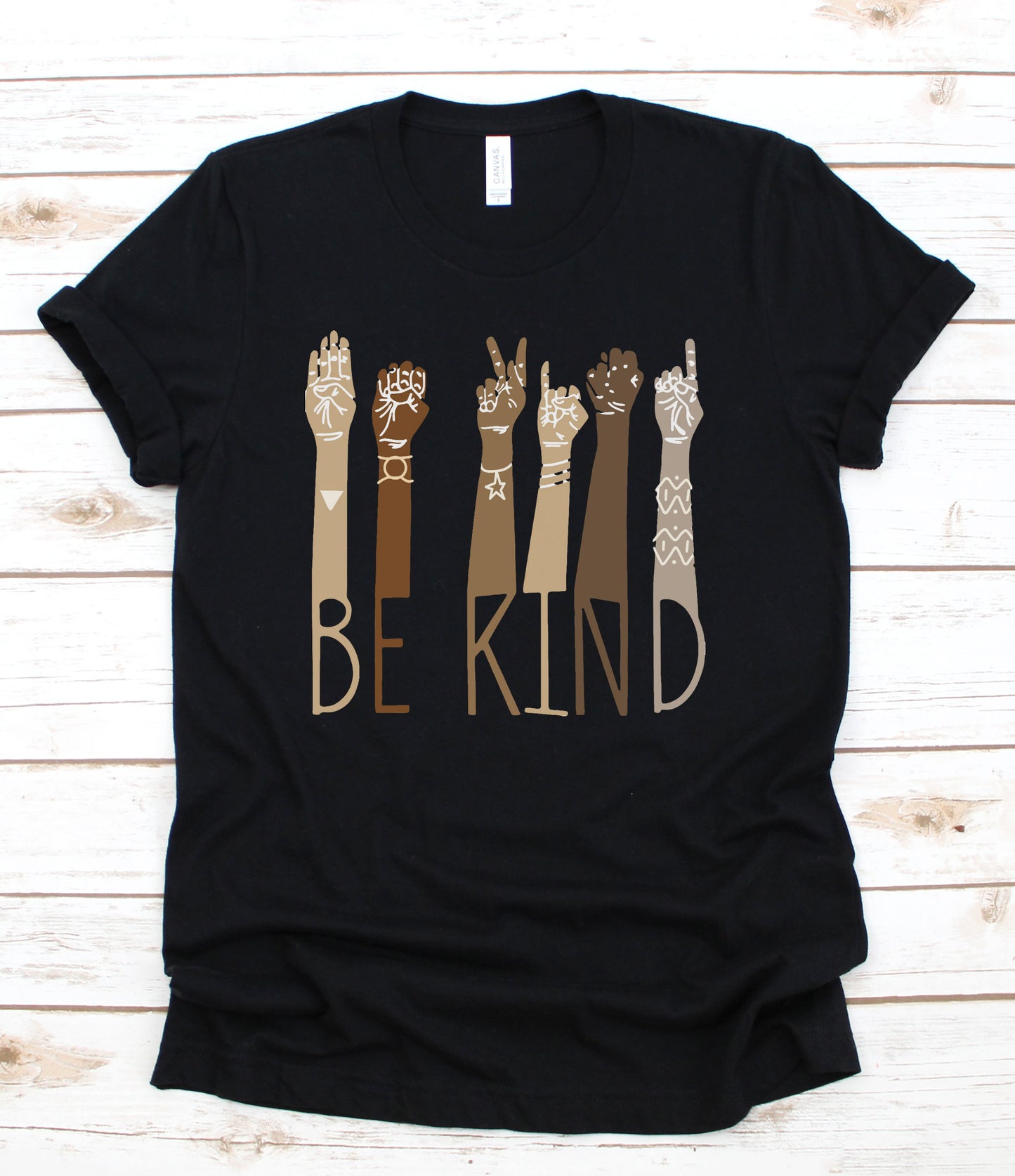 Be Kind Sign Language Graphic Tee