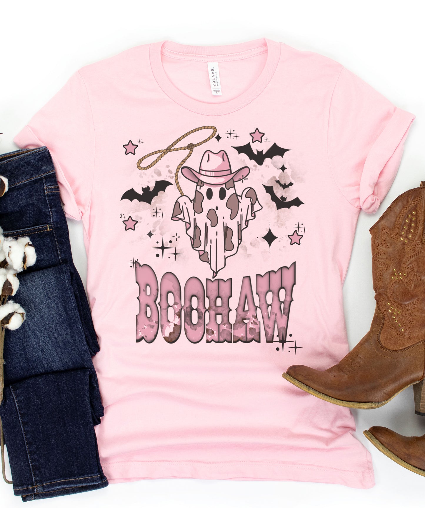 Boohaw Ghost Raglan Graphic Tee