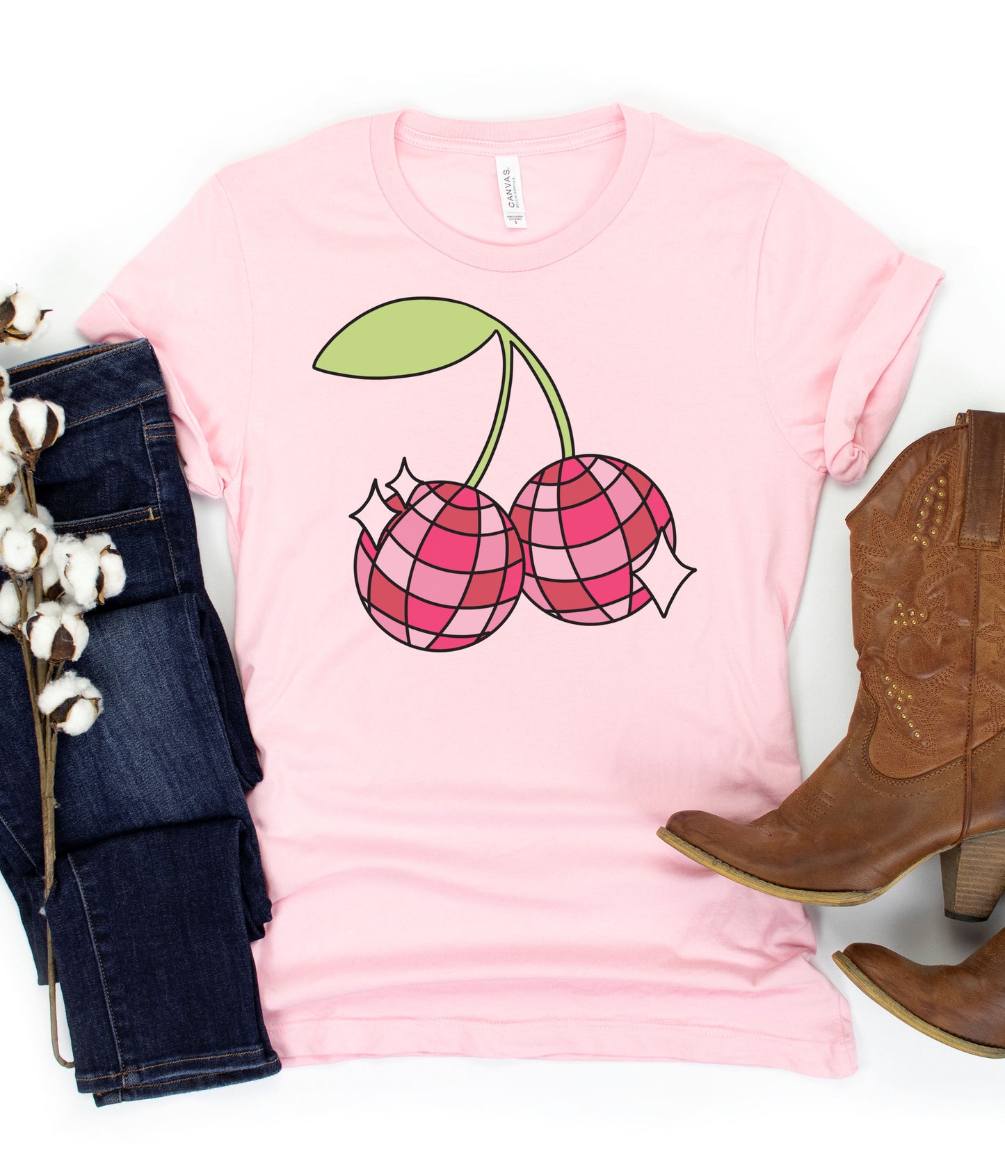 Disco Cherries Graphic Tee