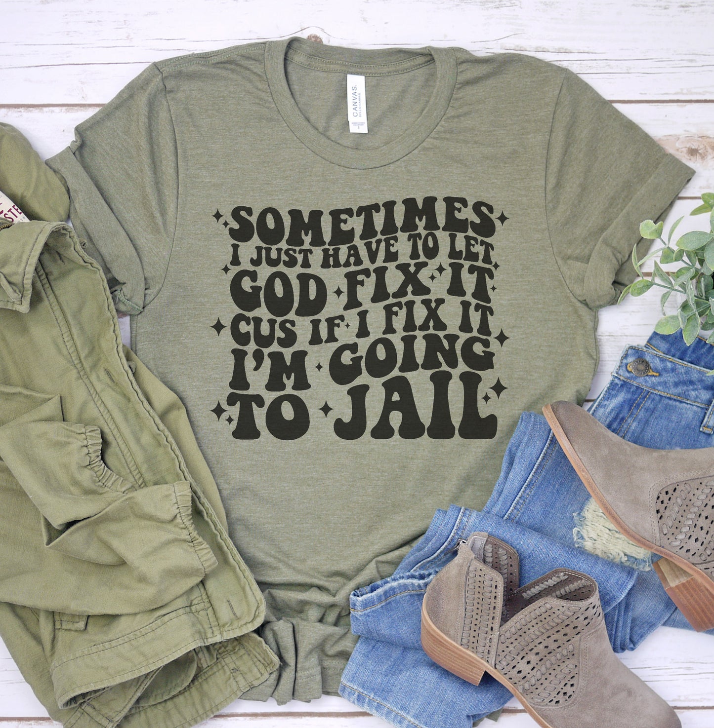 Let God Fix it Graphic Tee