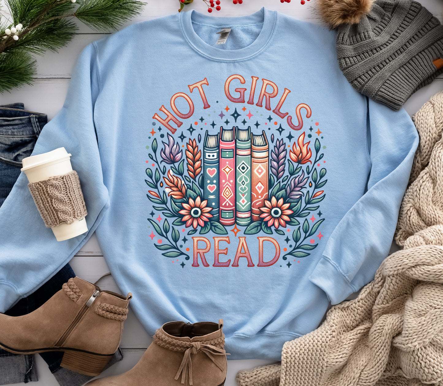 Hot Girls Read Graphic Tee