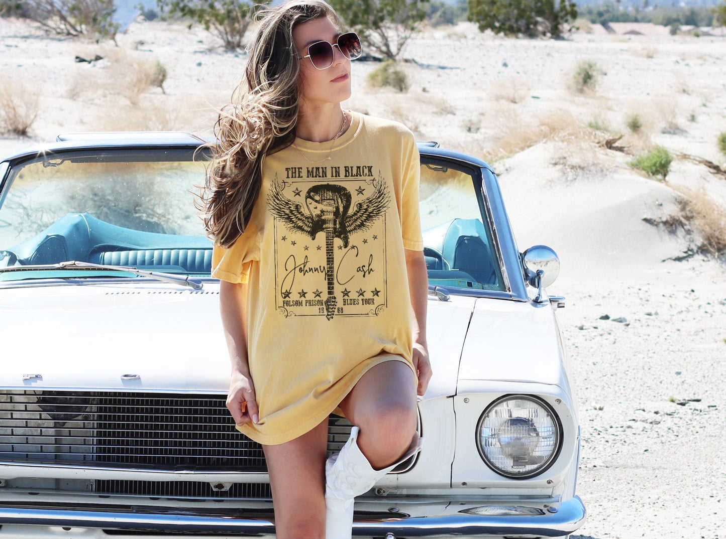 The Man in Black Graphic Tee