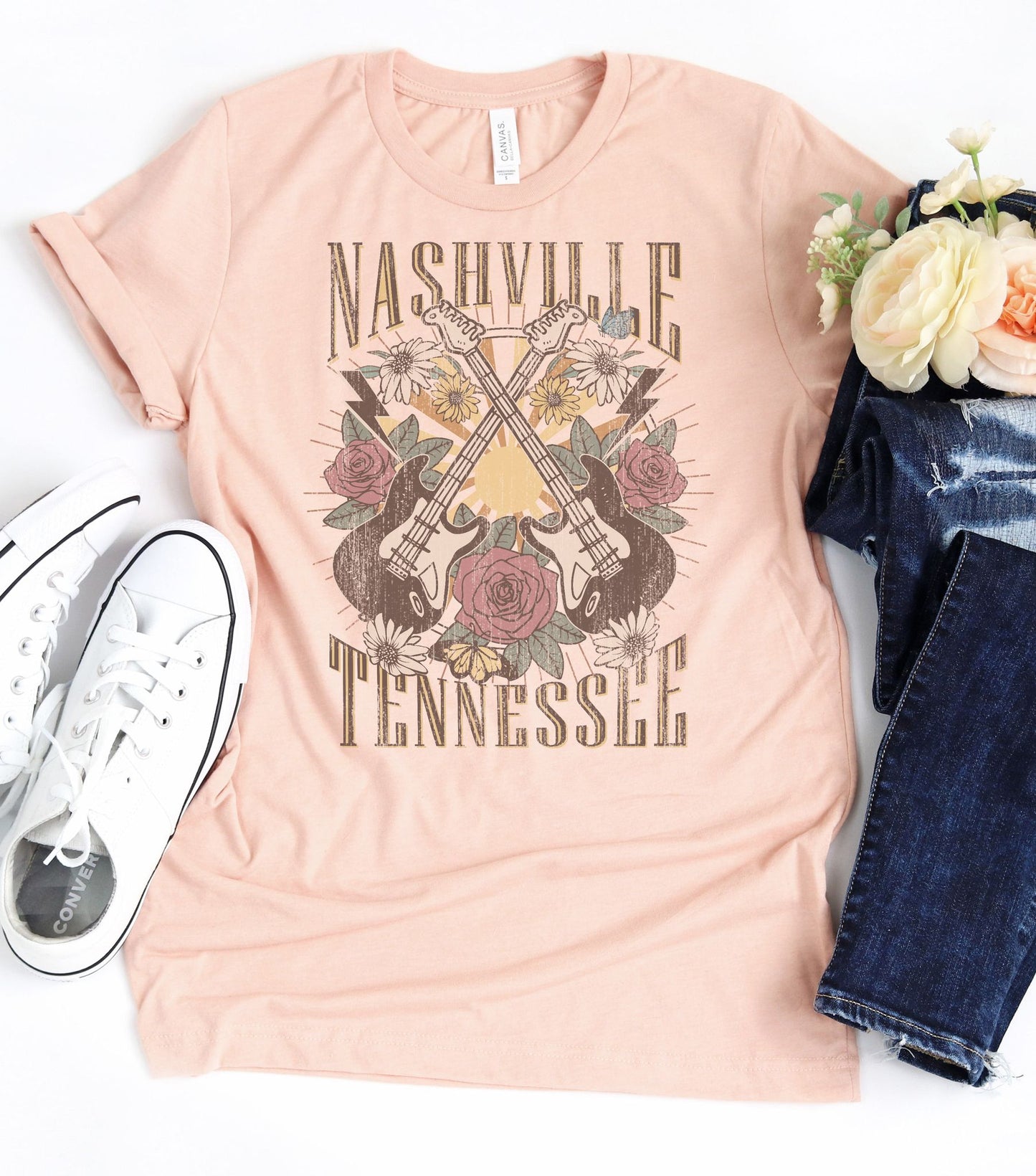 Nashville Guitars Graphic Tee