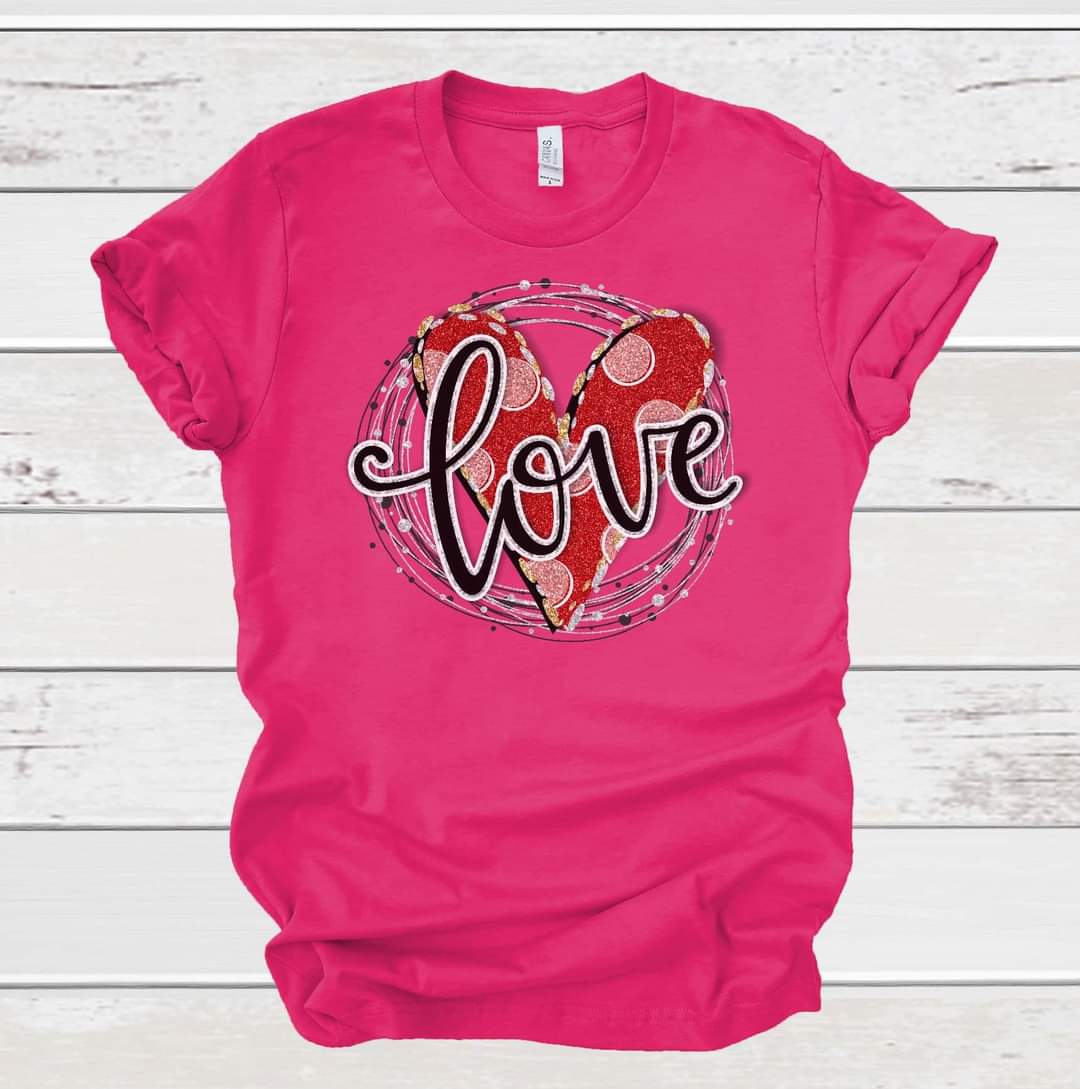 Love Heart Graphic Tee