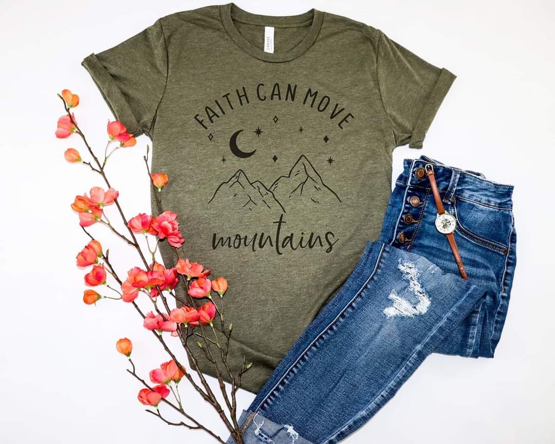 Faith Can Move Mountains Graphic Tee