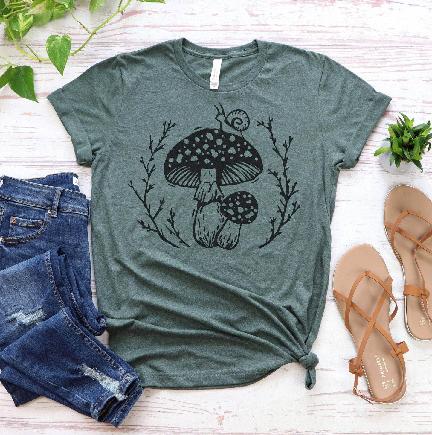 Wild Mushrooms Graphic Tee