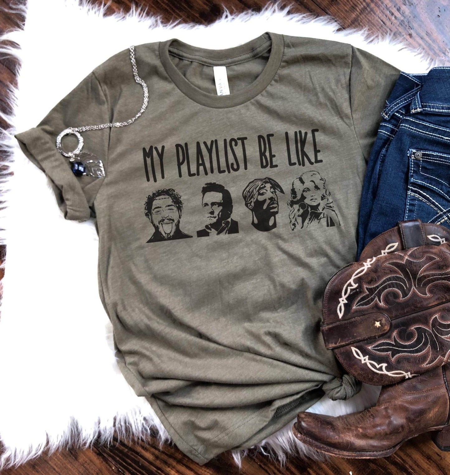 My Playlist be Like Graphic Tee