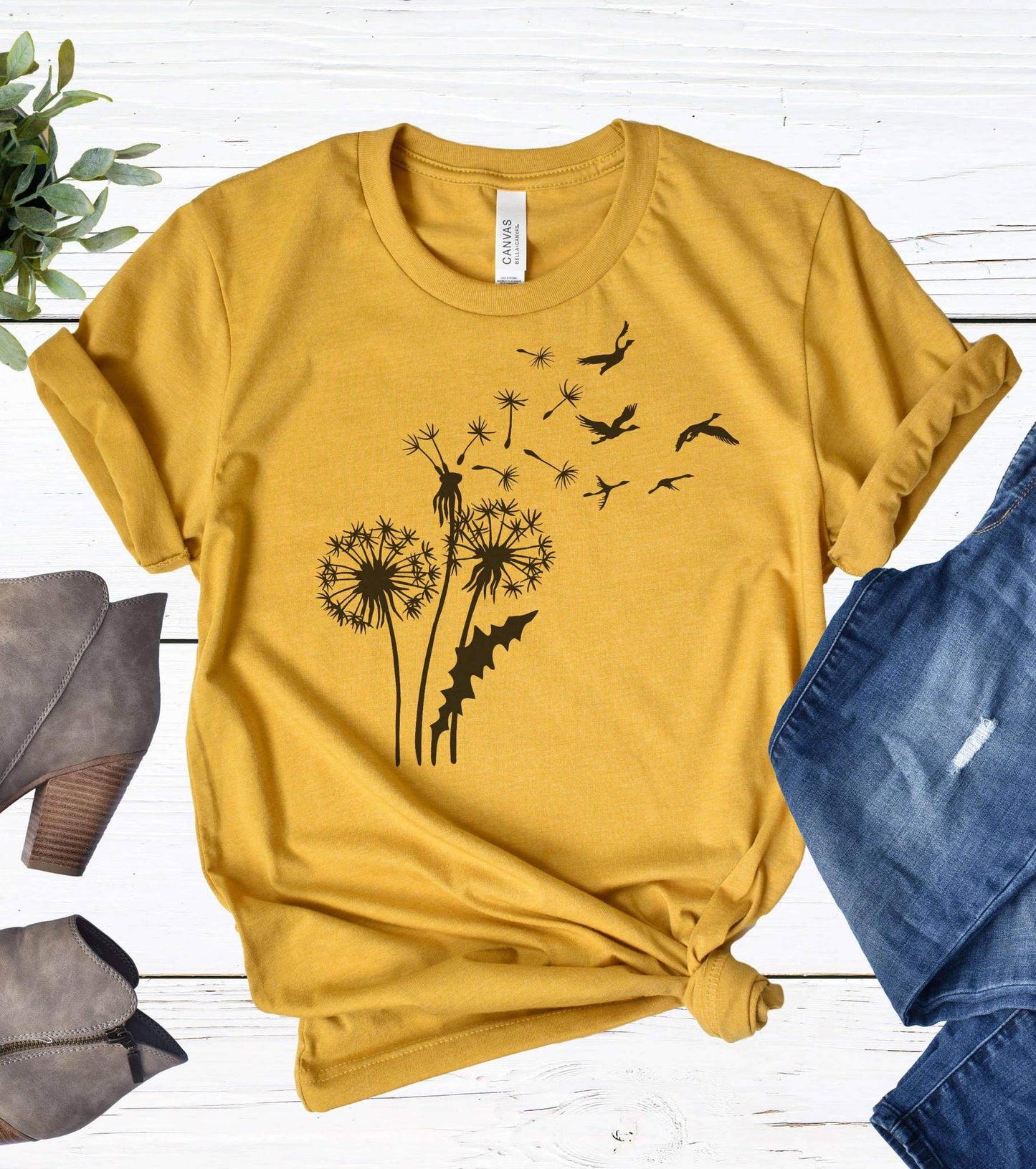 Blowing Dandelions Graphic Tee