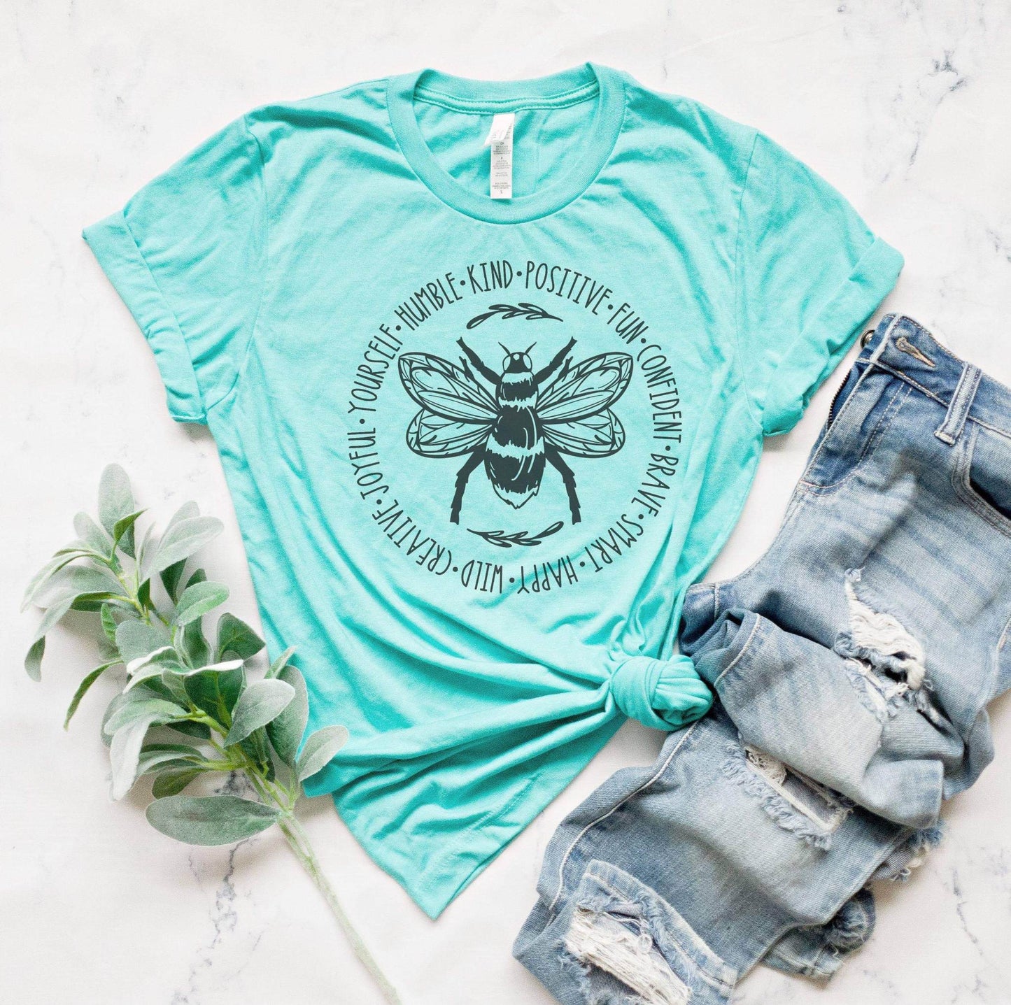 Bee Yourself Bee Humble Bee Kind Graphic Tee
