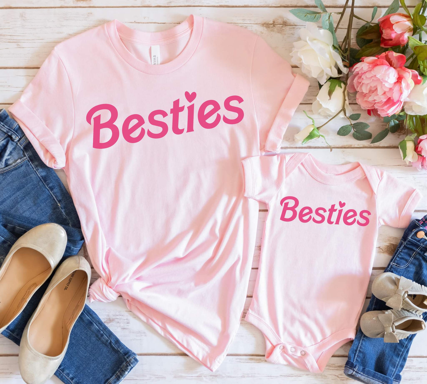 Besties Matching Graphic Tee