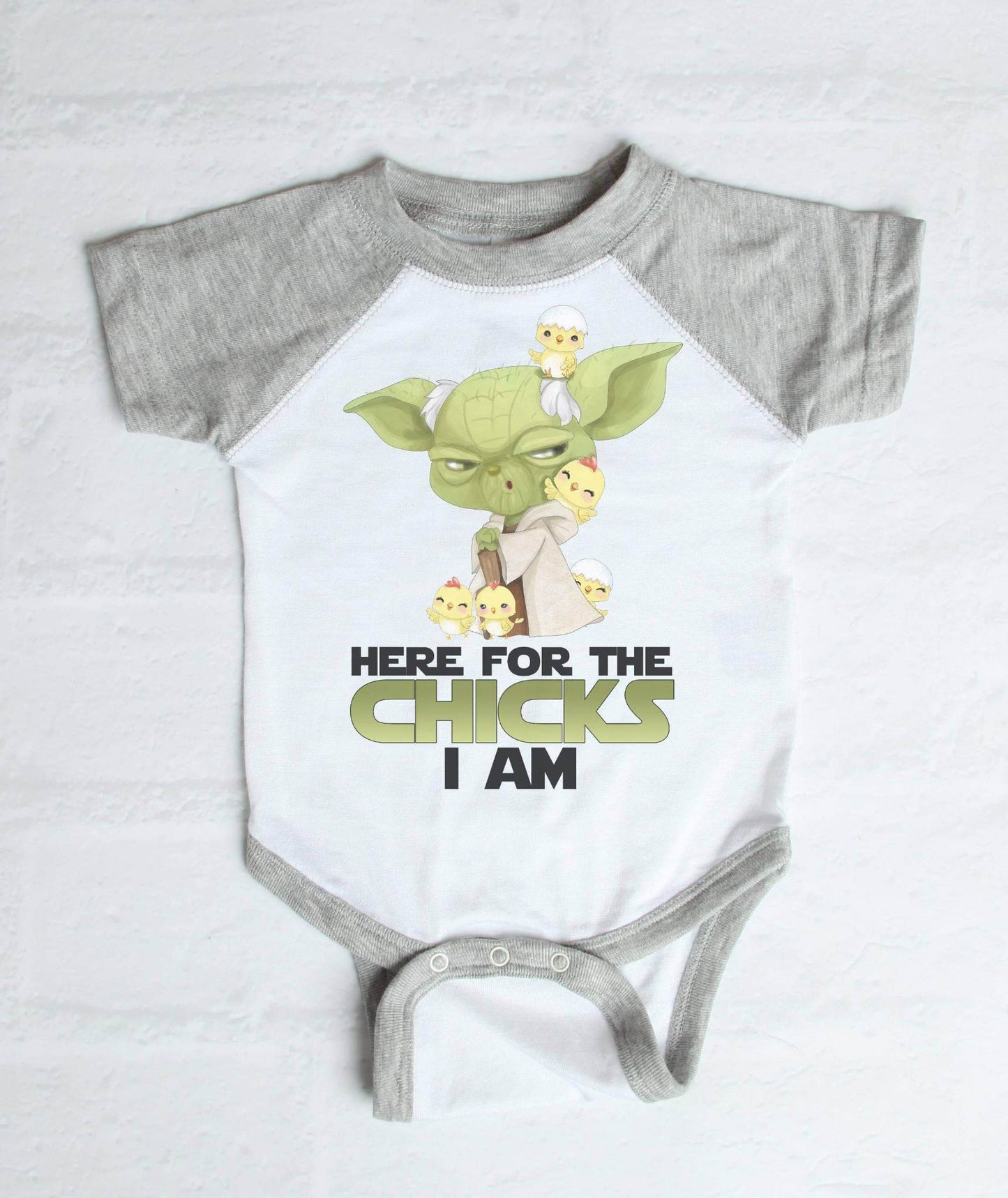 Here for the Chicks Easter Raglan