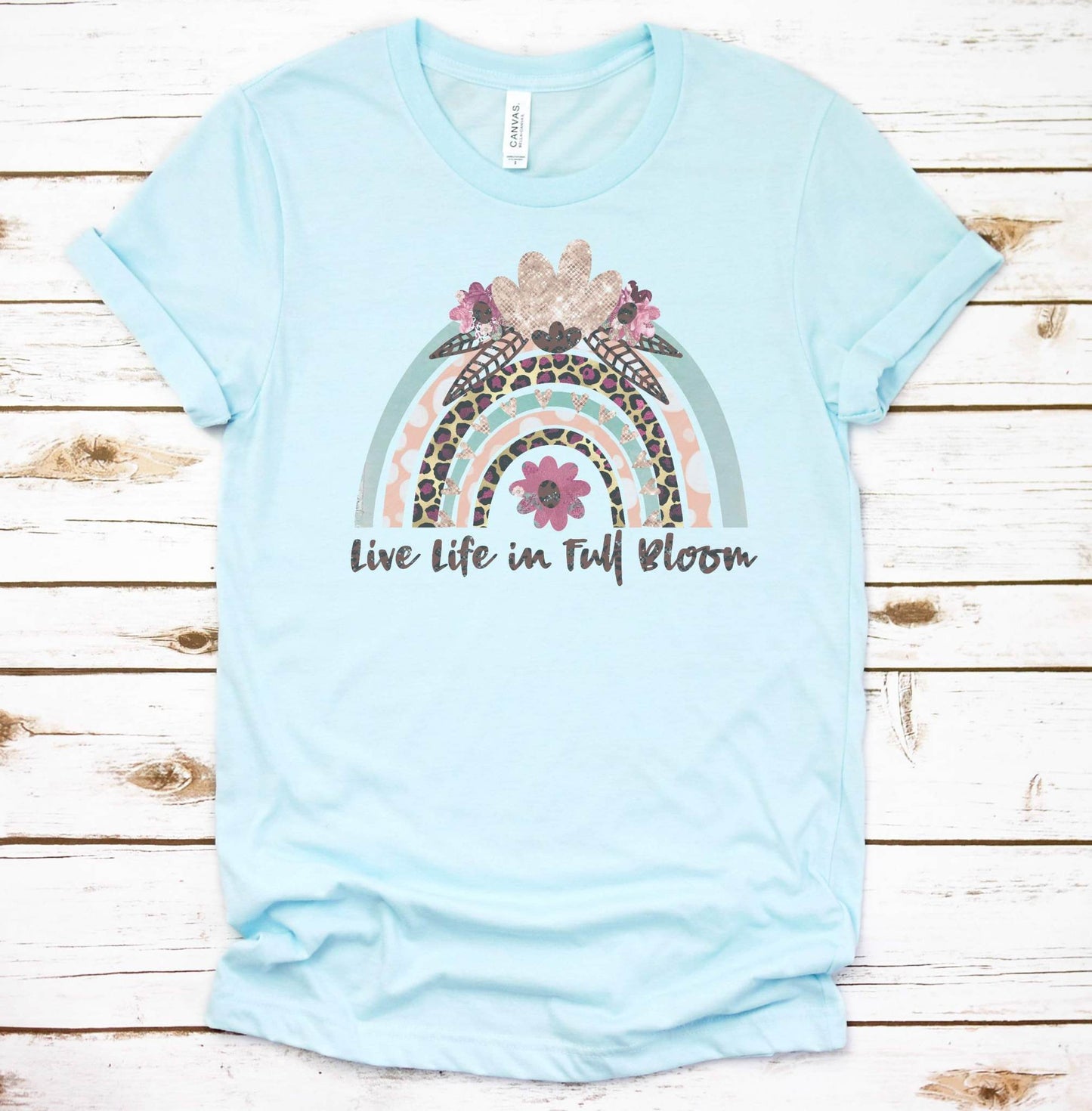 Live Life in Full Bloom Graphic Tee
