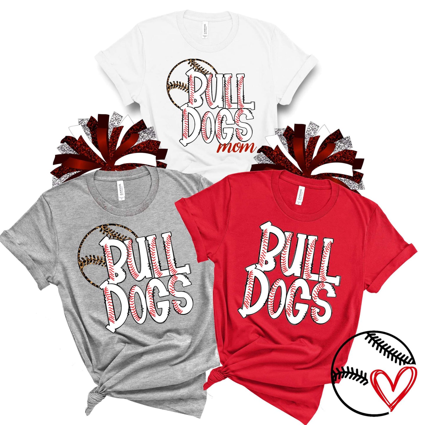 Custom Mascot Baseball Graphic Tee