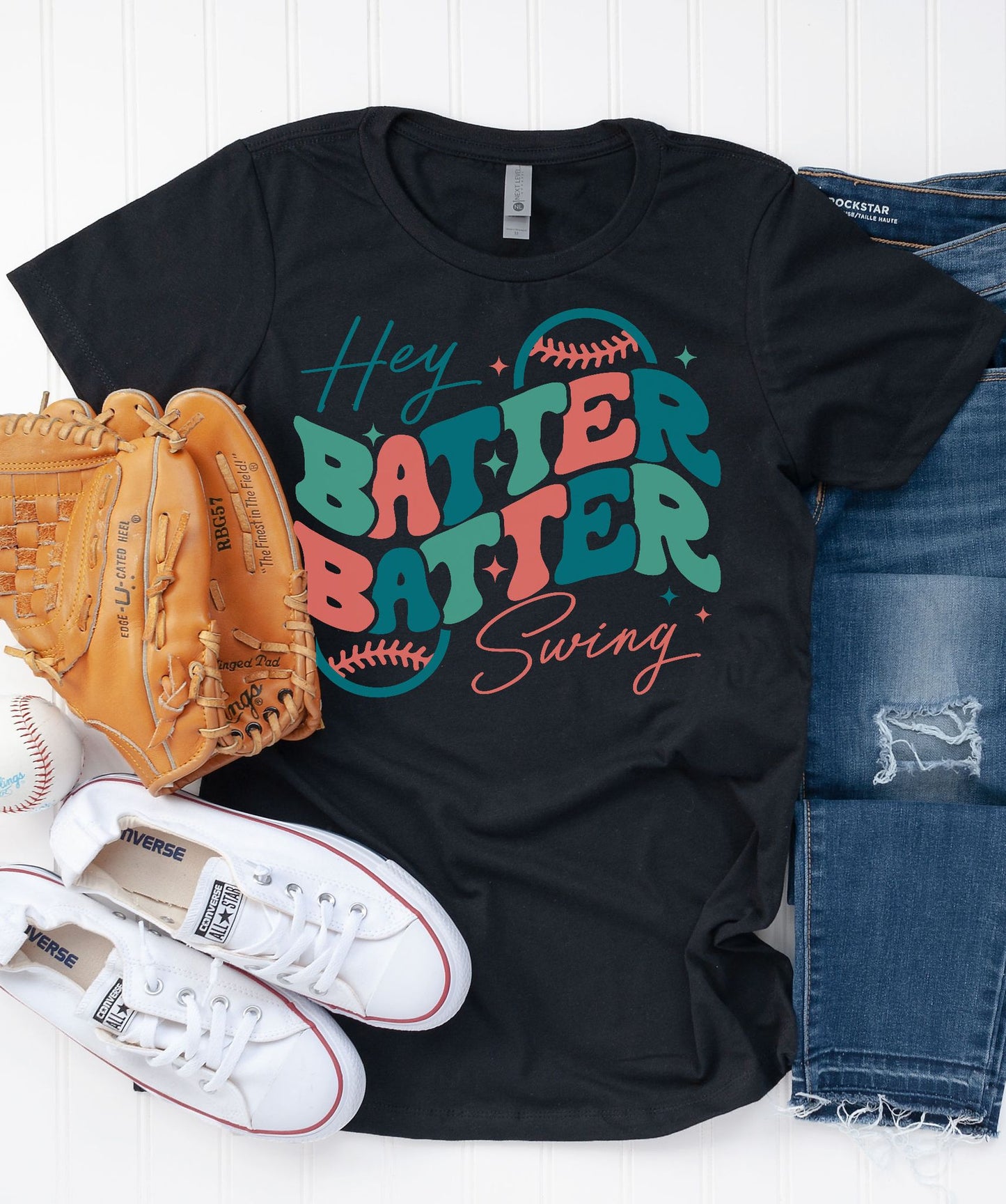 Hey Batter Batter Graphic Tee