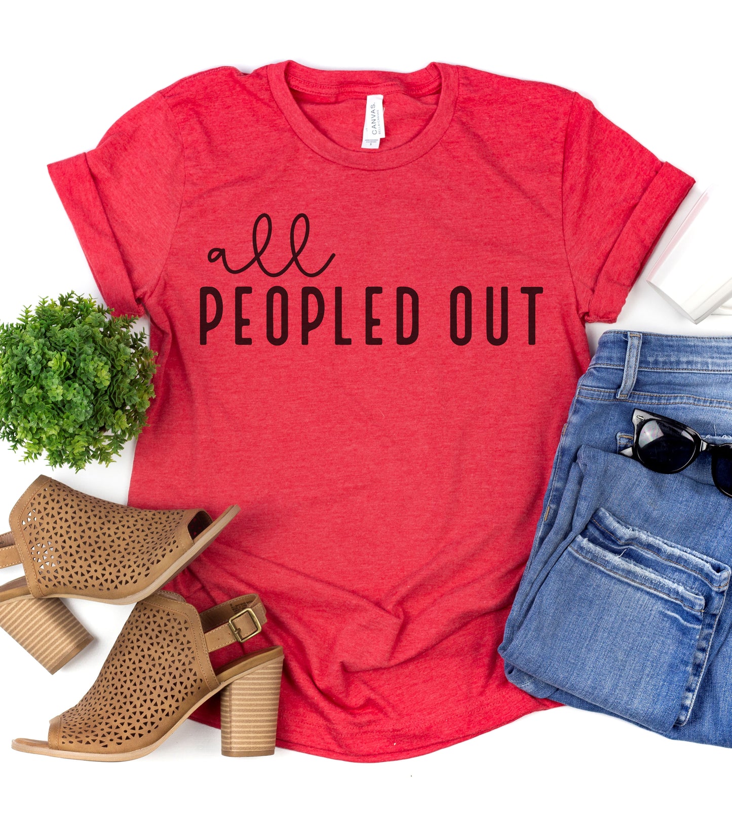 All Peopled Out Graphic Tee