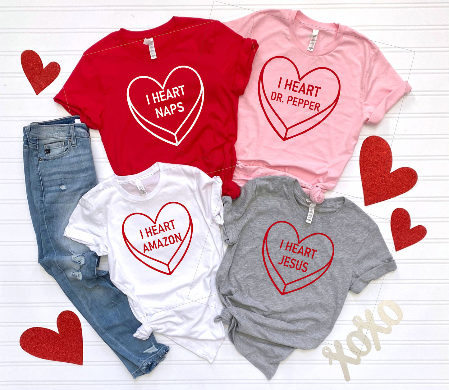 Conversation Heart Custom Graphic Tee