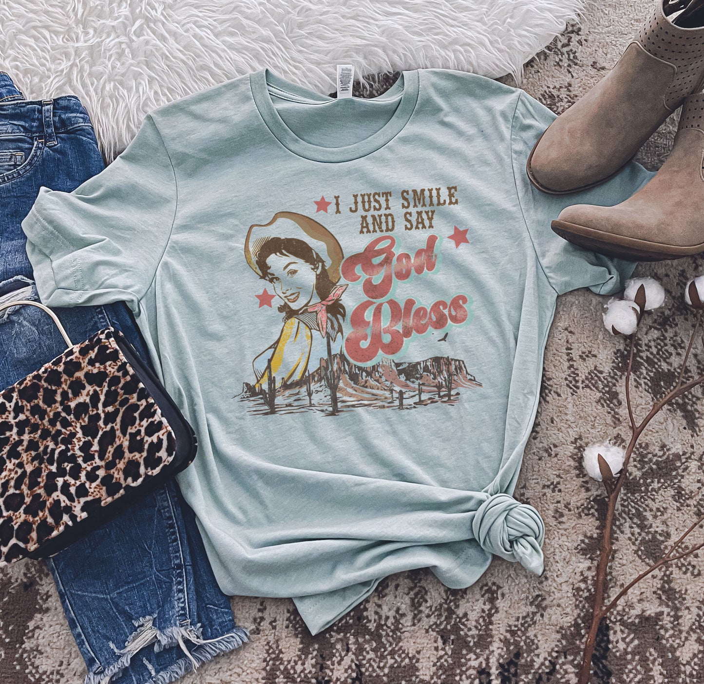 I Just Smile Graphic Tee