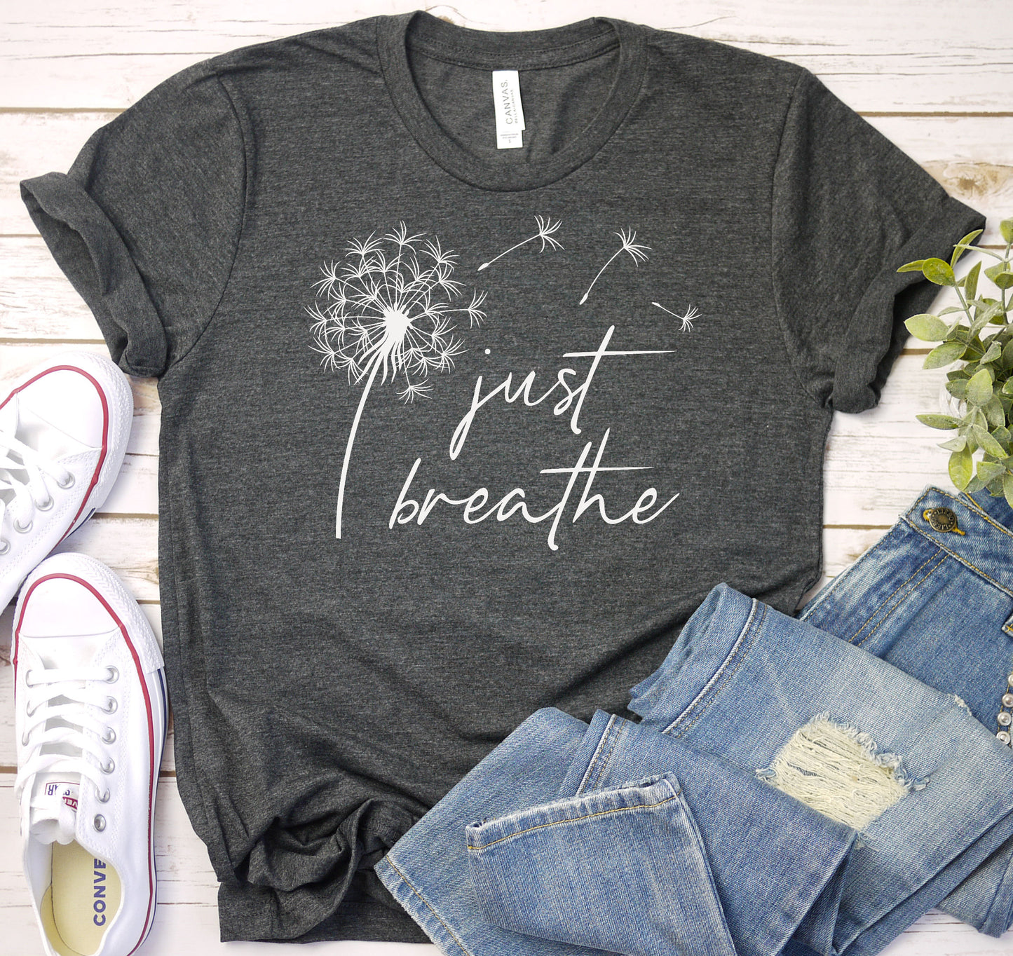 Just Breathe Graphic Tee