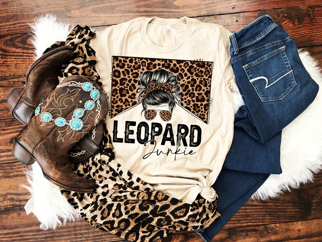 Leopard Junkie Graphic Tee