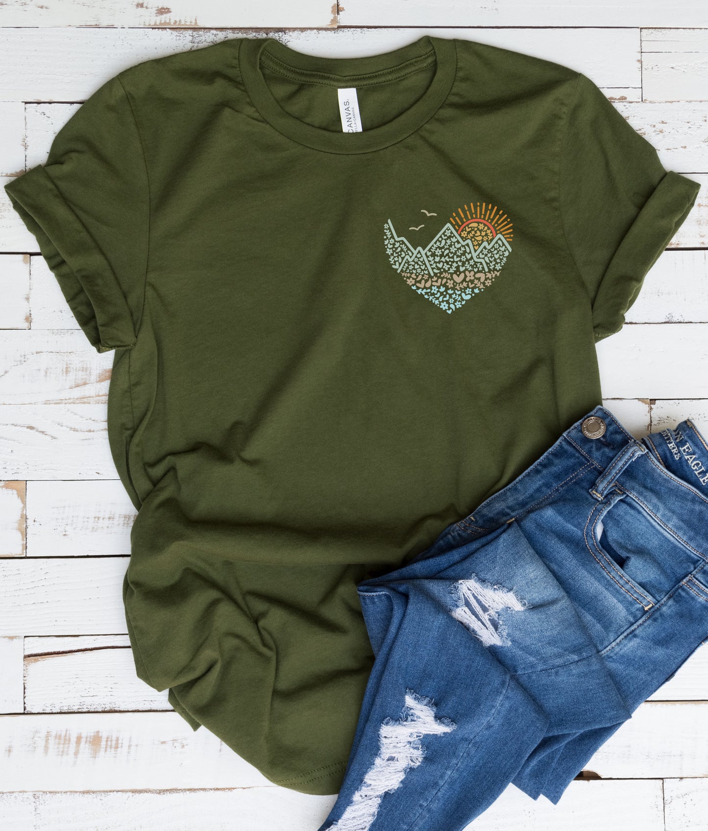 Mountain Heart Graphic Tee