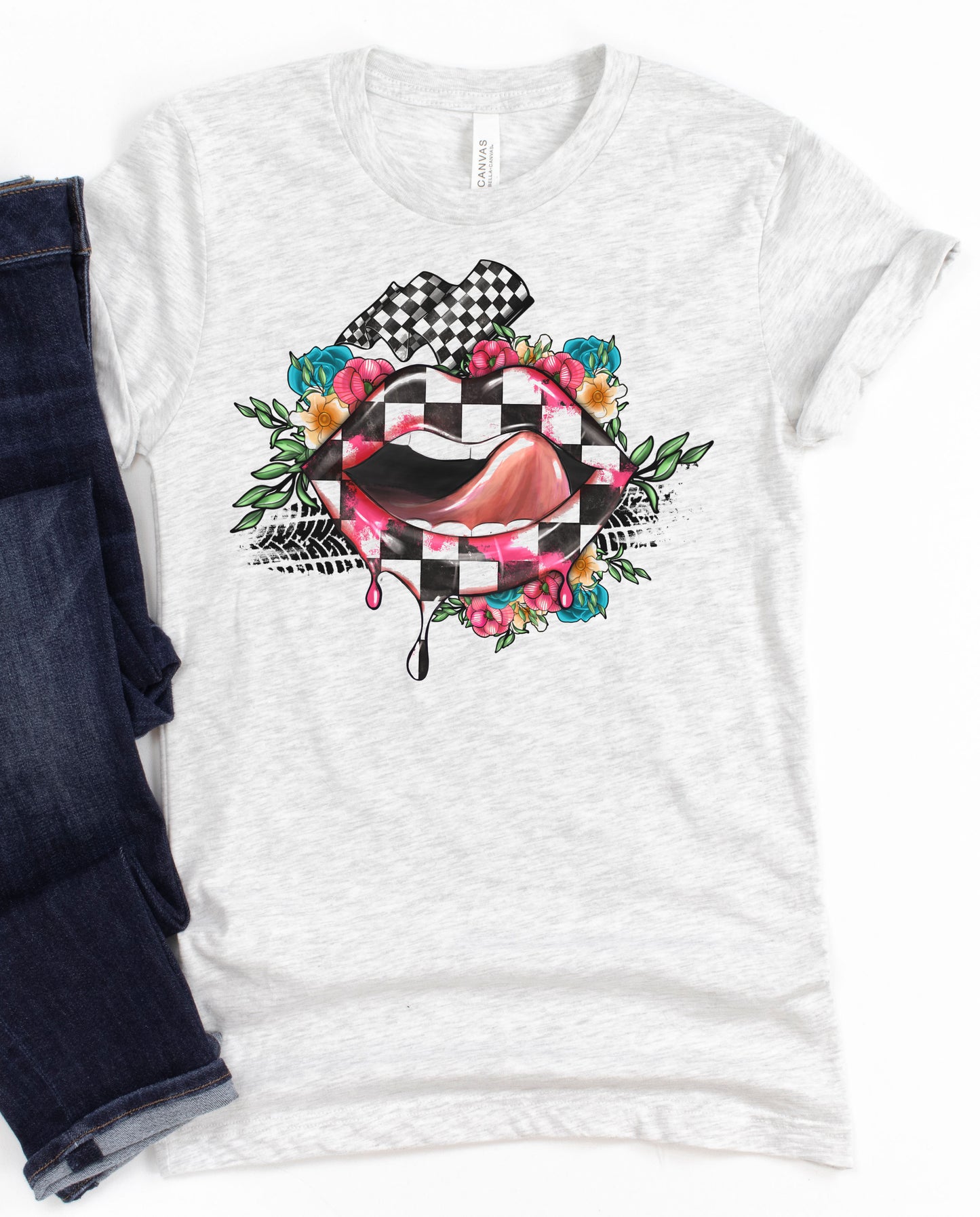 Racing Lips Graphic Tees