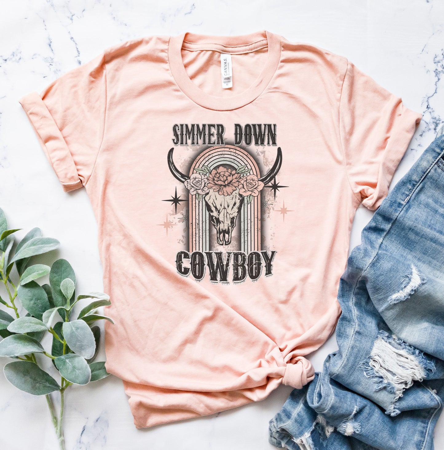 Simmer Down Cowboy Graphic Tee