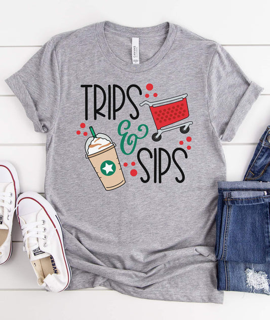 Trips and Sips Graphic Tee