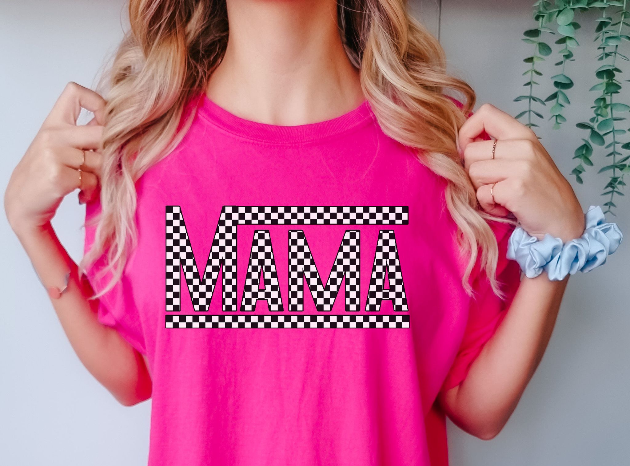 Checkered Wifey Graphic Tee Studio SixtyOne checkered-wifey-graphic-tee-studio-sixtyone