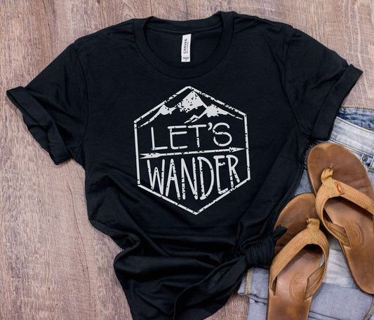 Let's Wander Graphic Tee