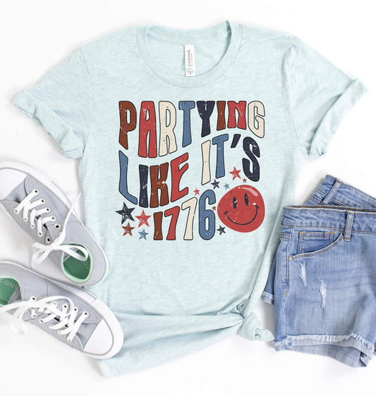 Partying Like It's 1776 Graphic Tee