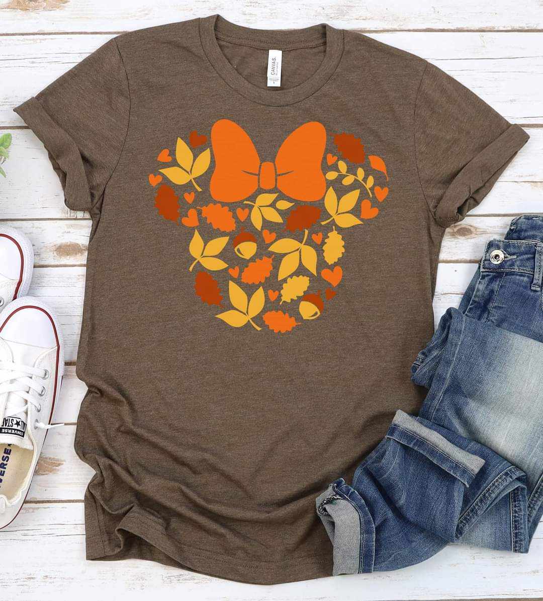 Fall Leaves Mouse Graphic Tee