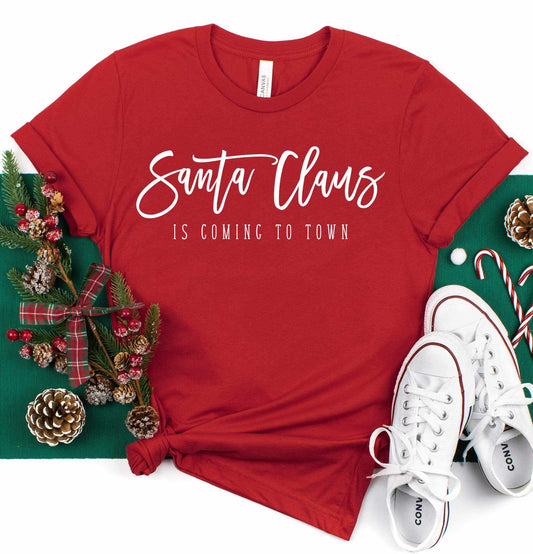 Santa Claus is Coming To Town Graphic Tee