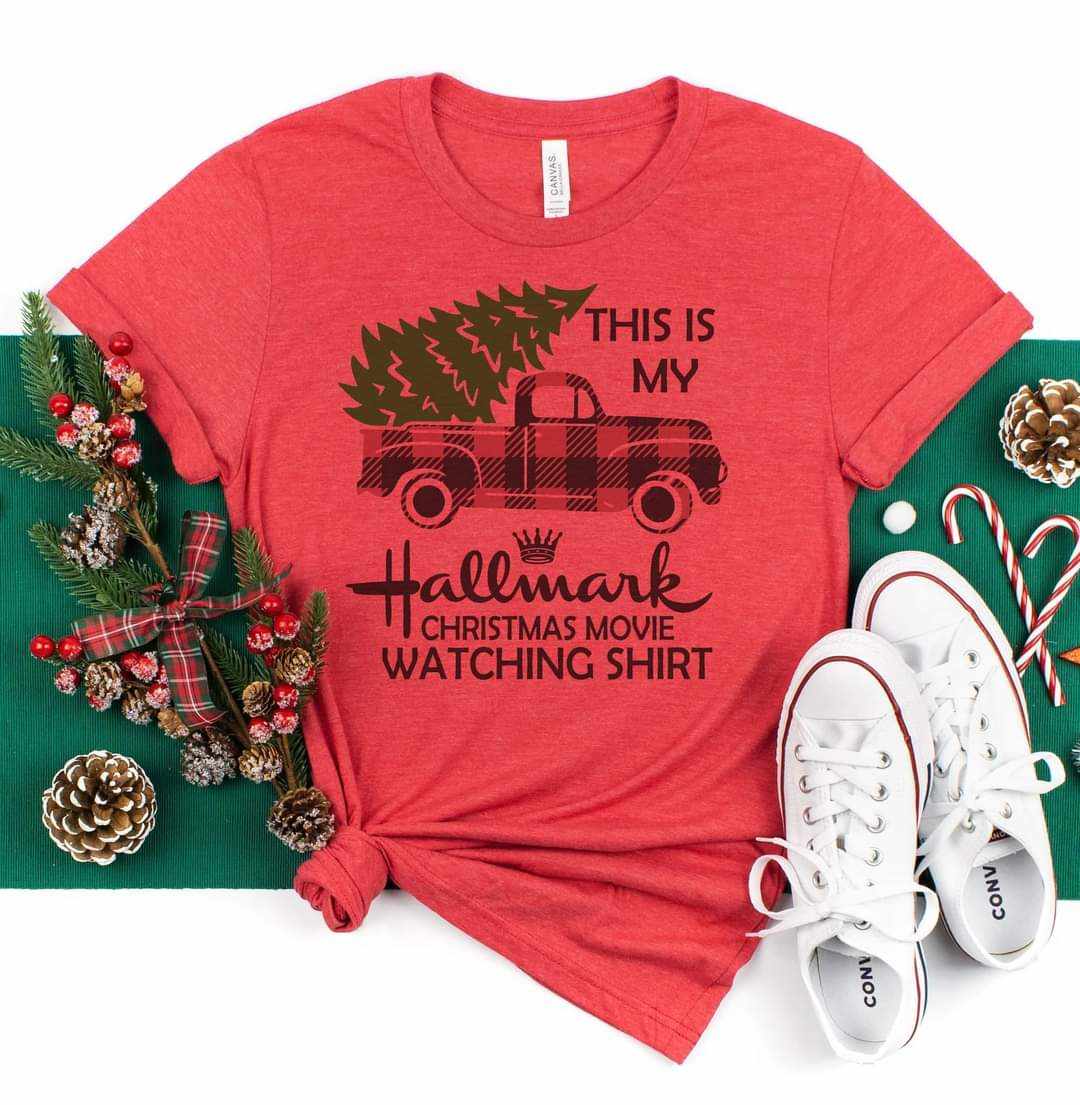 This is my Christmas Movie Watching Shirt Graphic Tee