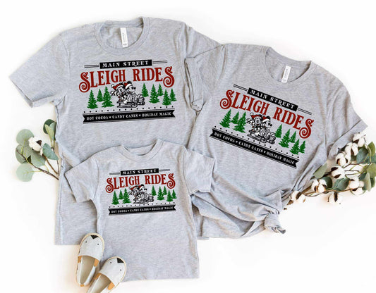 Main Street Sleigh Rides Graphic Tee