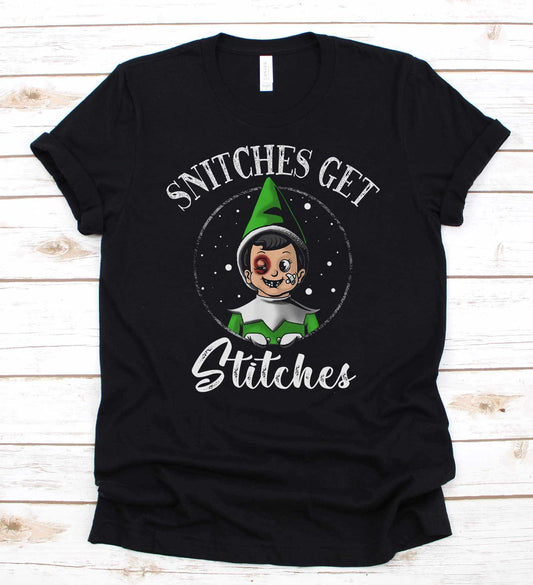 Snitches Get Stitches Graphic Tee