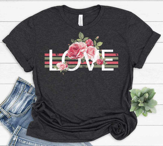Love Floral Graphic Tee