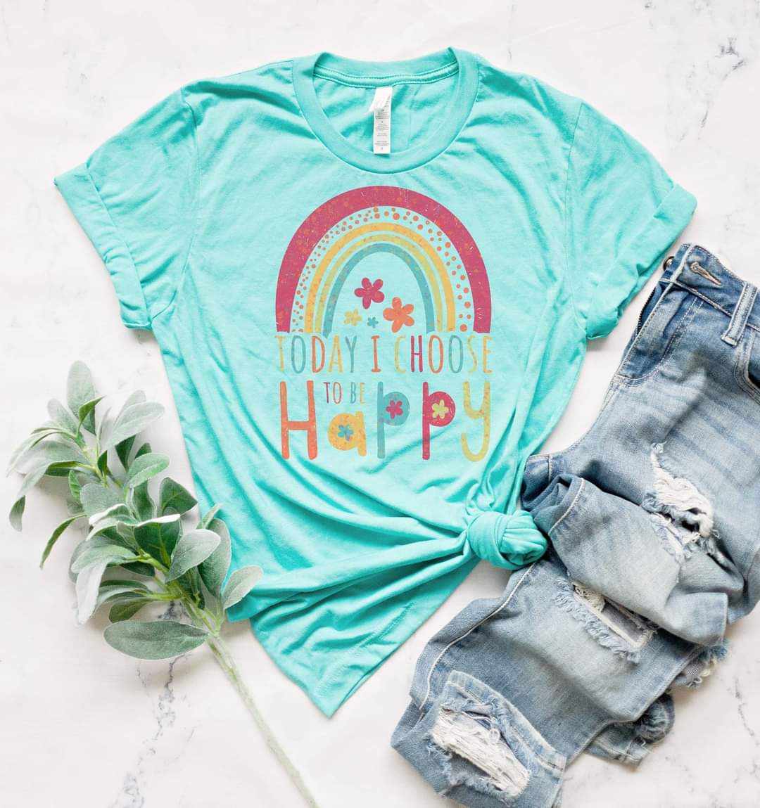 Today I Choose to be Happy Graphic Tee